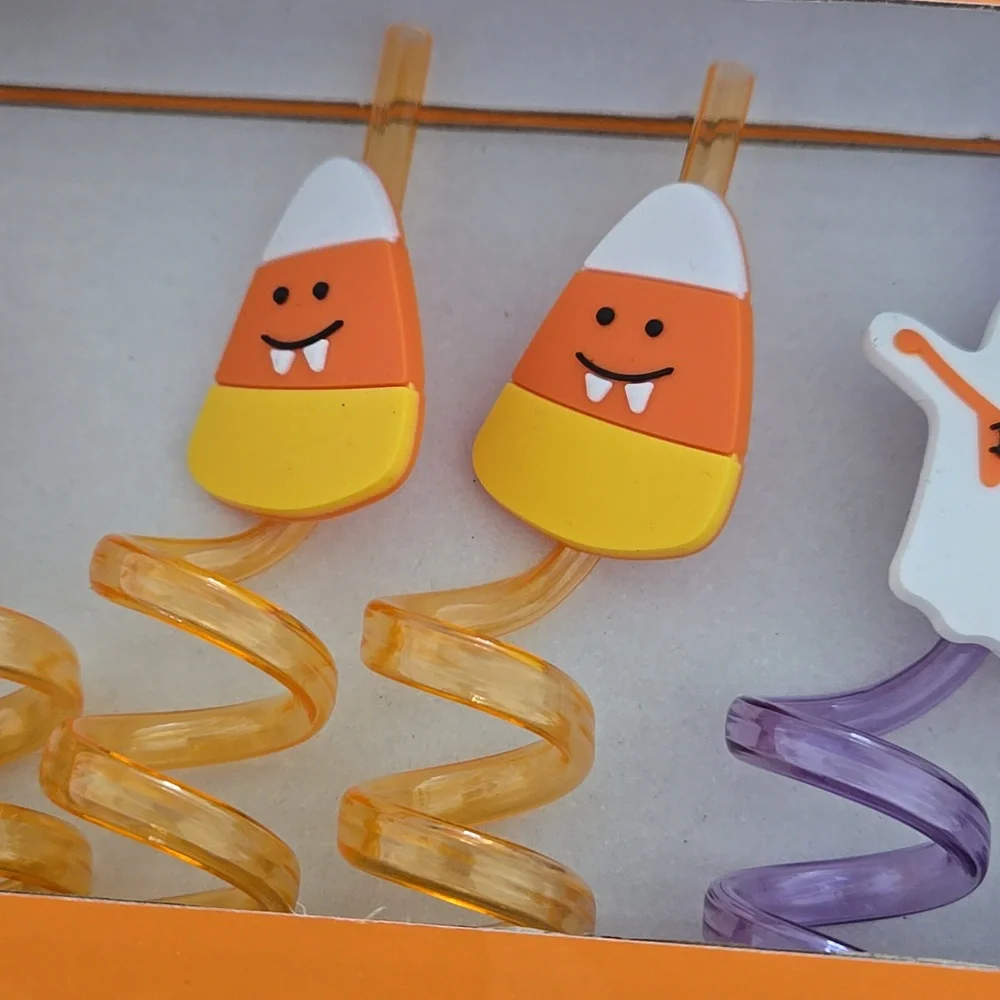 Halloween Straws 8 Pack New In Box